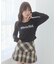 サイドギャザーキラキラロゴTシャツ