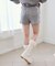 キラキララメプリントカットショートパンツ