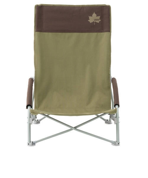 LOGOS Life ハイバックあぐらチェア プラス（ブラウン）｜ロゴス