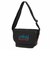 Nylon Messenger Bag JR Flap Zipper Pocket 3D Embroidery Neon