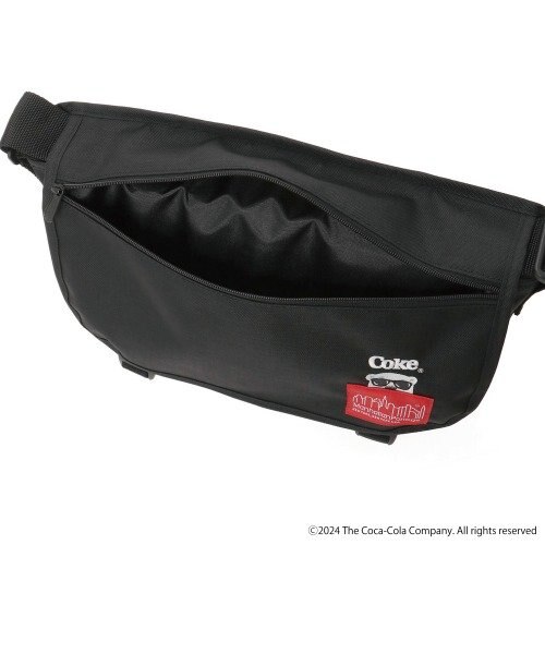 小物 cola Nylon Messenger Bag JR Flap Zipper Pocket Coca-Cola