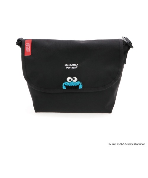 Nylon Messenger Bag JR Back Pocket W/ Divider Magnet 500D