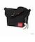 NYLON MESSENGER BAG BACK POCKET W/ DIVIDER MAGNET / MICKEY / 26