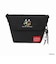 NYLON MESSENGER BAG BACK POCKET W/ DIVIDER MAGNET / MICKEY / 26