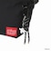 NYLON MESSENGER BAG BACK POCKET W/ DIVIDER MAGNET / MICKEY / 26