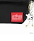 NYLON MESSENGER BAG BACK POCKET W/ DIVIDER MAGNET / MICKEY / 26
