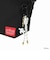 NYLON MESSENGER BAG BACK POCKET W/ DIVIDER MAGNET / MICKEY / 26