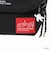 NYLON MESSENGER BAG JR BACK POCKET W/ DIVIDER MAGNET / MICKEY / 26