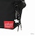 NYLON MESSENGER BAG JR BACK POCKET W/ DIVIDER MAGNET / MICKEY / 26