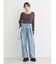 タックホックデニムパンツ