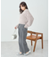 タックホックデニムパンツ