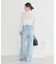セルフカットワイドデニムパンツ
