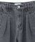 ダブルタックワイドデニムパンツ