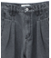 ダブルタックワイドデニムパンツ