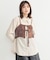 SET2点 ロングシャツ+リボンビスチェ