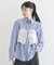 SET2点 ロングシャツ+リボンビスチェ