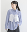 SET2点 ロングシャツ+リボンビスチェ
