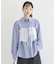 SET2点 ロングシャツ+リボンビスチェ