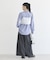 SET2点 ロングシャツ+リボンビスチェ