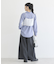 SET2点 ロングシャツ+リボンビスチェ