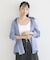 SET2点 ロングシャツ+リボンビスチェ
