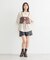 SET2点 ロングシャツ+リボンビスチェ