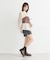 SET2点 ロングシャツ+リボンビスチェ