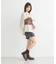 SET2点 ロングシャツ+リボンビスチェ