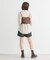 SET2点 ロングシャツ+リボンビスチェ