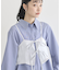 SET2点 ロングシャツ+リボンビスチェ