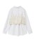 SET2点 ロングシャツ+リボンビスチェ