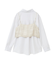 SET2点 ロングシャツ+リボンビスチェ