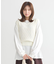 ラメジャガードニットベスト