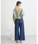ラメデニム タックパンツ