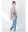シアーバンドカラーシャツ