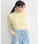 ランダムチェーンリブハイネックプルオーバー