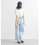 フロントタックデニムパンツ