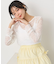 シアーレースプルオーバー
