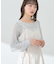 シアーレースプルオーバー