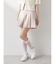 折り返しプリーツスカート