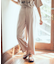 タックストレートパンツ