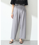タックストレートパンツ
