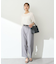 タックストレートパンツ