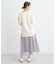 チュールアシンメトリーフリルスカート
