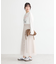 チュールアシンメトリーフリルスカート
