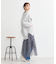 チュールアシンメトリーフリルスカート