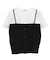 SET2点コンパクトTEE＋マルチwayニットビスチェ