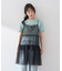チュールミニキャミワンピース