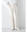 タックストレートパンツ