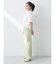 タックストレートパンツ